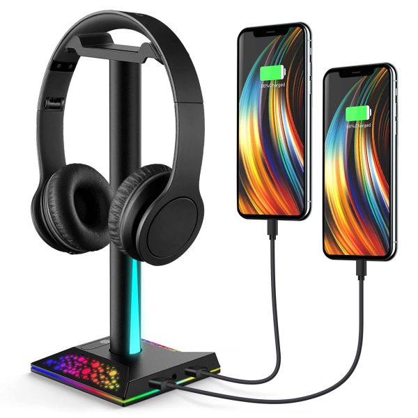 RGB Headphones Stand, Gaming Headset Stand